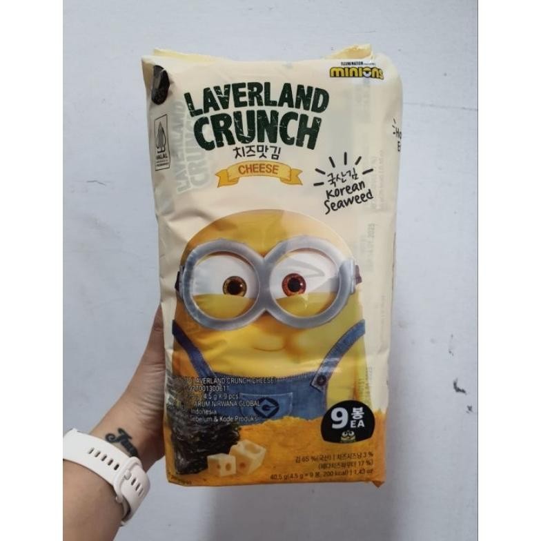 

Terlaris Laverland Crunch Seaweed Korea Seasalt Wasabi Cheese Buldak Hot&Spicy Ii-99