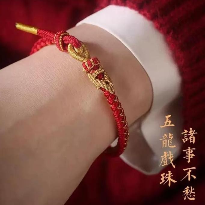 Gelang Budha Tibetan Mahkota Budha & Lotus FT