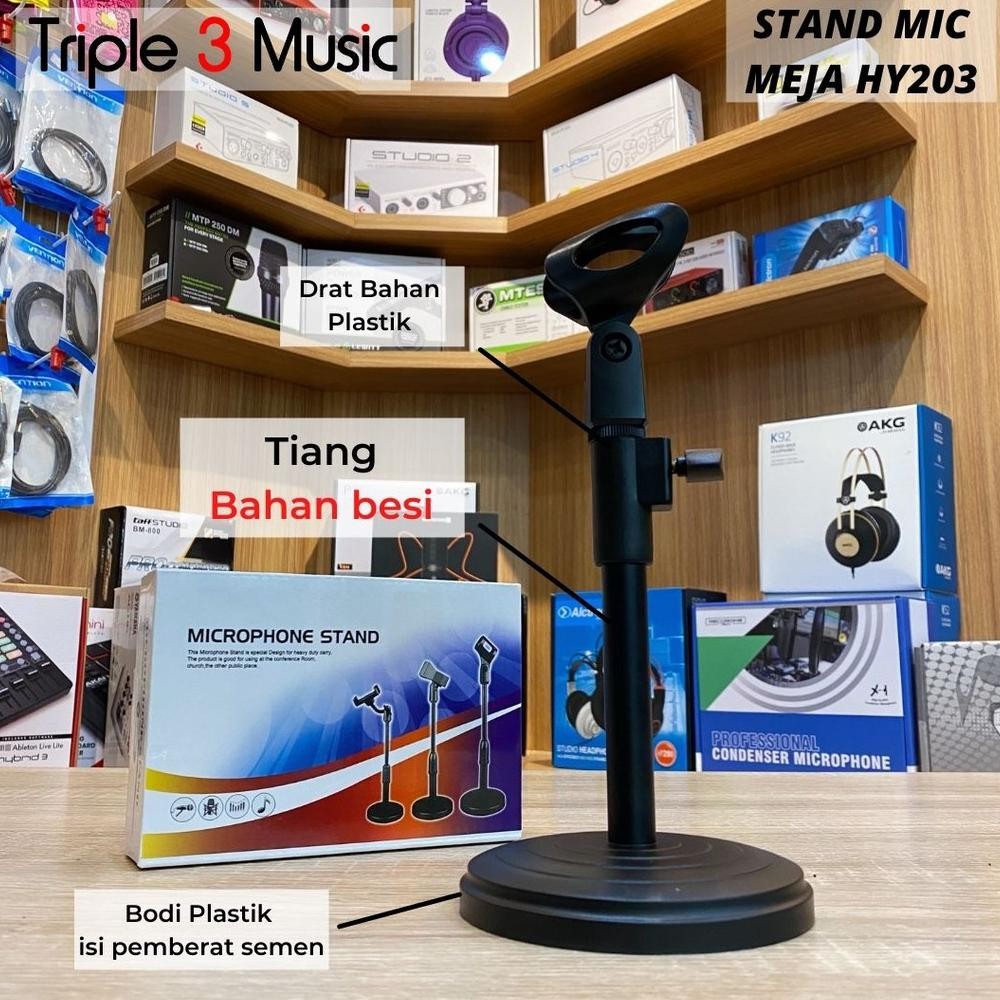 Stand Mic meja podium podcast DiM