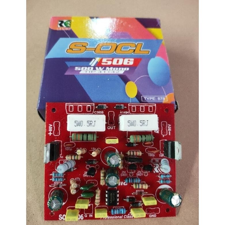 Kit Super OCL SOCL 506 Mono Driver TIP41 TIP42 DiM