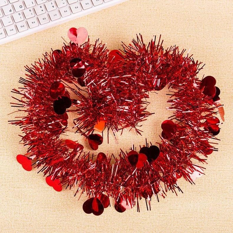 

Pj24 Poyoco - Slinger 2 Meter Diameter 5Cm Single Colored / Mix / Motif Rumbai Garland Tensil Tinsel Metalik Hiasan