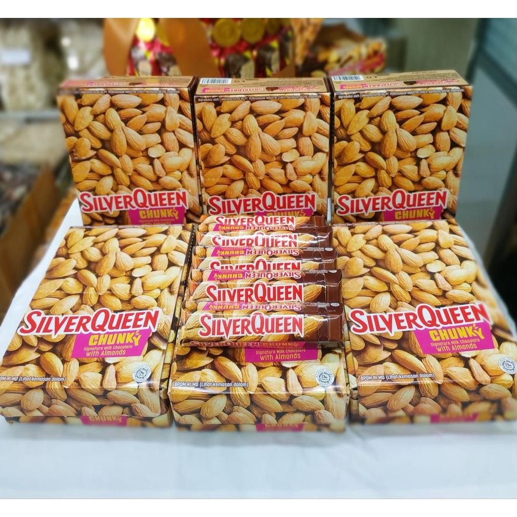 

Ct_C1077 Silverqueen Chunkybar Mede Almond 26Gr Box Aq-54