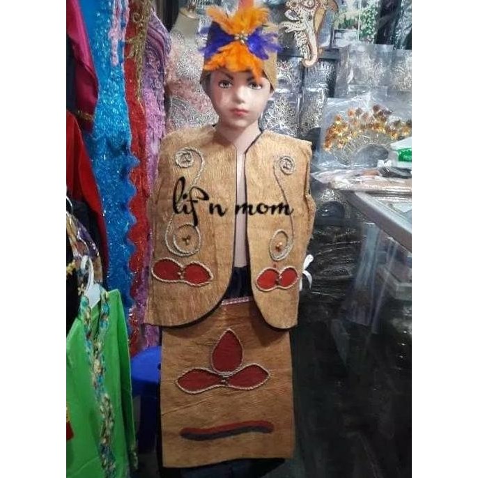 Baju Adat Papua Tk & Sd // Pakaian Adat Papua Kayu // Baju Papua