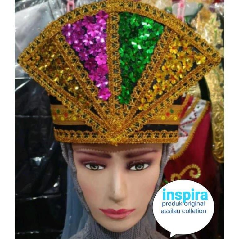 Tu-67 Topi Tari Saman Aceh/Topi Khas Tari Saman/Mahkota Tari Saman Aceh