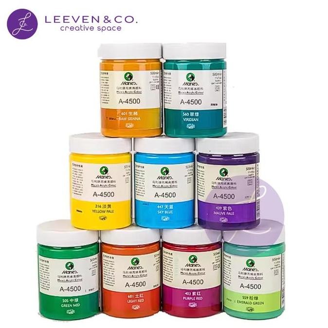 

TERBARU MARIES CAT ACRYLIC / CAT AKRILIK COLOUR A-4500 HITAM-BIRU-KUNING-COKLAT 500ML