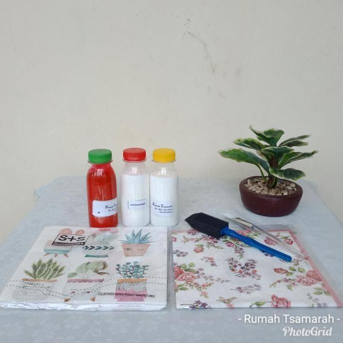 

TERBARU Starter Kits Decoupage Paket Hemat - 1 PROMO!