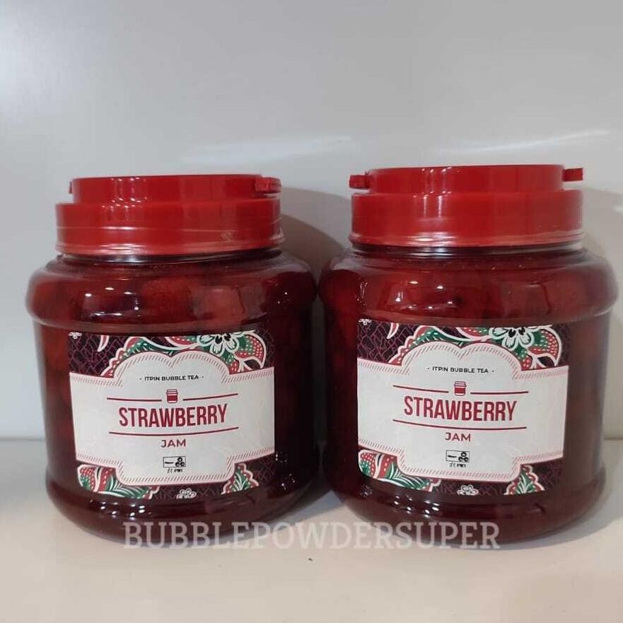

Strawberry Jam Itpin Selai Strawberry Selai Stoberi Buah 1200Gr12Kg