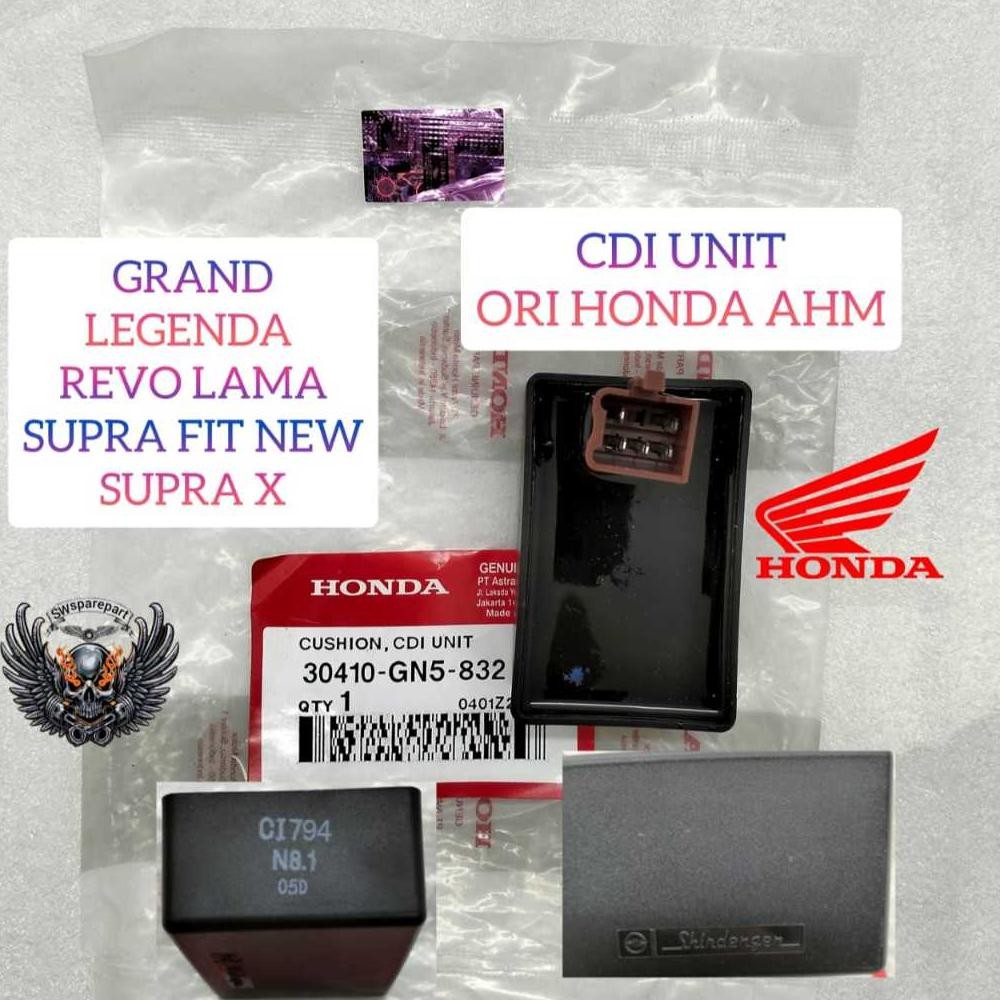 CDI UNIT HONDA GN5 GRAND KUALITAS ASLI ORIGINAL HONDA AHM PRESISI LANGSUNG HIDUP ALIRAN LISTRIK STAB