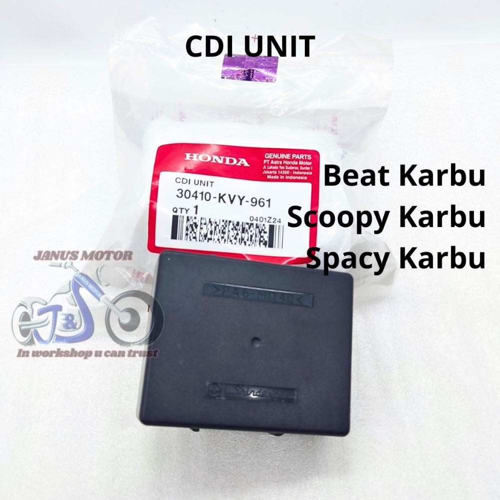 CDI Beat Karbu Scoopy Original Honda AHM HGP awet dan pengapian stabil ori asli