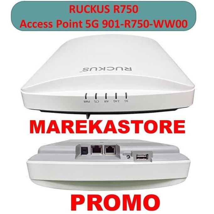 Ruckus Indoor Access Point R750 New +Poe Komplit New Stok
