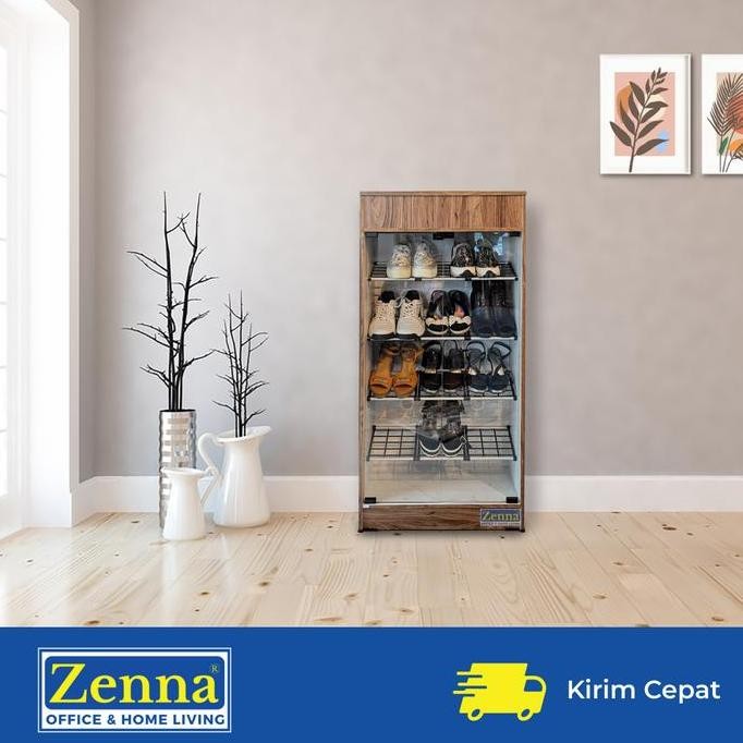 HARGA DISC - Zenna lemari / rak sepatu siri
