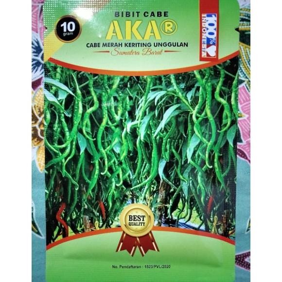 Cabe AKAR 10 Gram - Benih Cabe Merah Keriting AKAR - CMK AKAR - Bibit Cabe AKAR