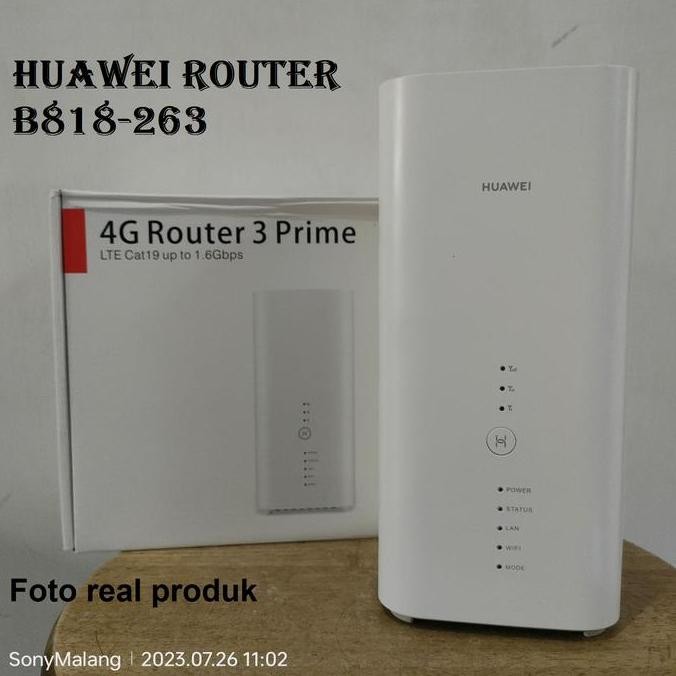 Huawei 4G Router 3 Prime B818-263 Cat 19 Lte Bukan Orbit New Stok