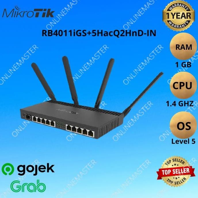 Mikrotik Routerboard Rb4011Igs+5Hacq2Hnd-In New Stok