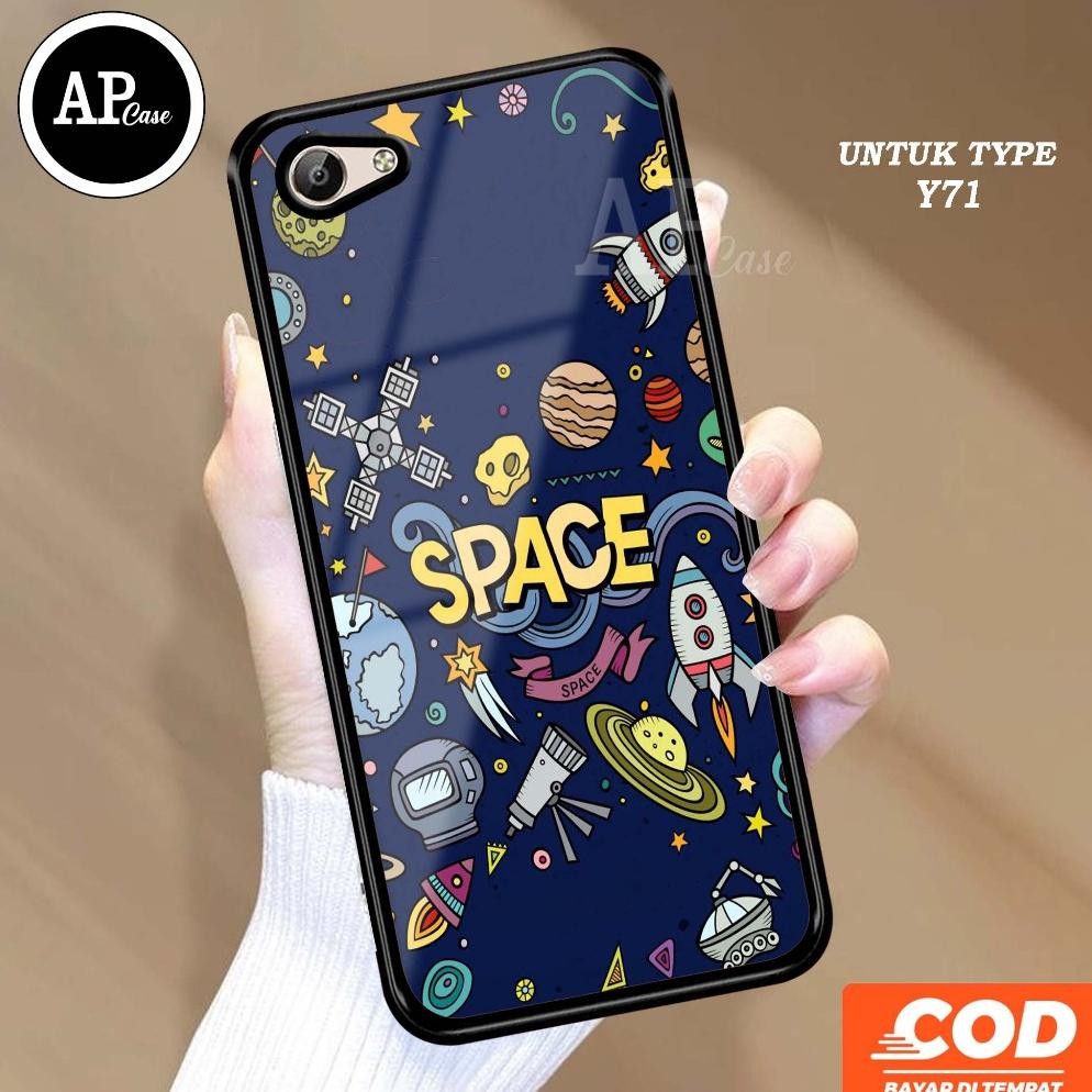 Case Vivo Y71 (Motif Alien) Ap Case Terbaru Softcase Dan Hardcase Glossy - Custom Case - Casing - Ko