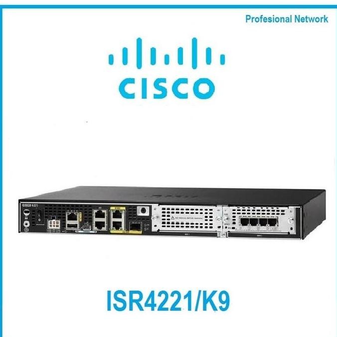 Cisco Isr4221/K9 (2Ge,2Nim,8G Flash,4G Dram,Ipb) New Stok