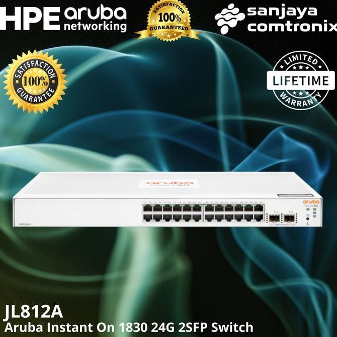 Hpe Jl812A Aruba Instant On 1830 24G 2Sfp Switch New Stok
