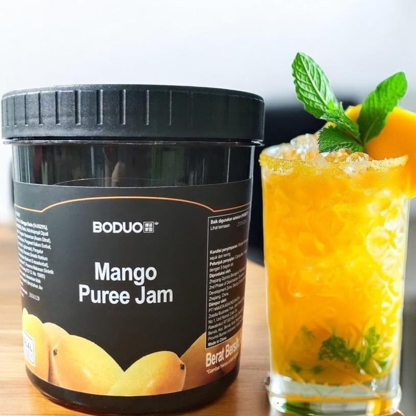 

Boduo Mango Puree Flavored Jam Selai Rasa Mangga 1300 Gram