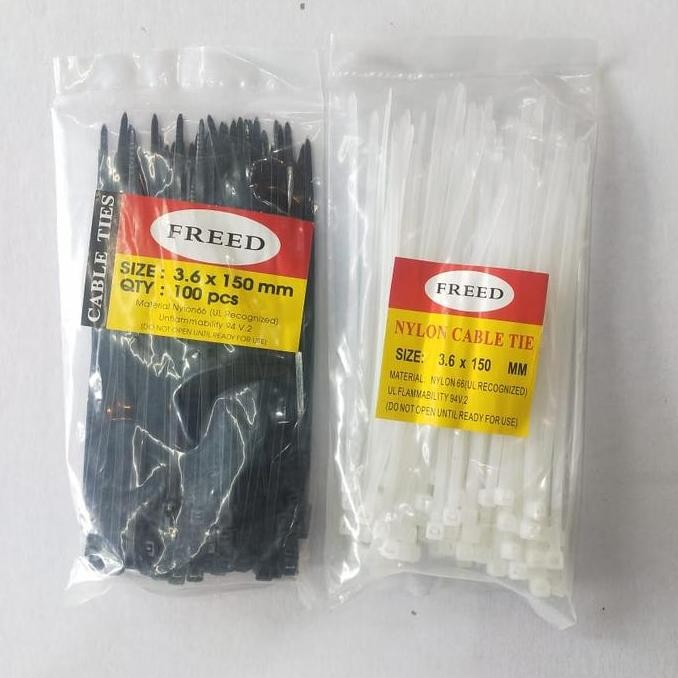 

Tali Ties 15Cm Isi 100Pcs/Kabel Ties 150Mm/Cable Ties Freed 15Cm