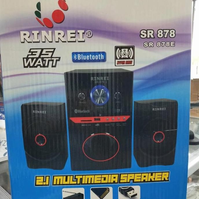 Speaker Multimedia Rinrei Sr 878 E Bluetooth/Speaker Bluetooth Rinrei