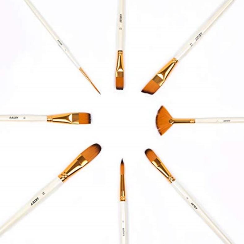 

Y-76 18Pcs Alat Lukis Kuas Cat Air Minyak/Kuas Alat Lukis Set/Mix Kuas Lukis Set Lengkap/Art Brush Set Y-76