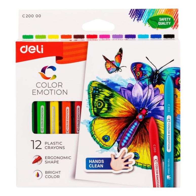 

Tc21 Deli Krayon Plastic 12/18/24 Warna Cerah Bentuk Segitiga Ergonomis Tidak Beracun Ec20000 Ec20020 Tc21