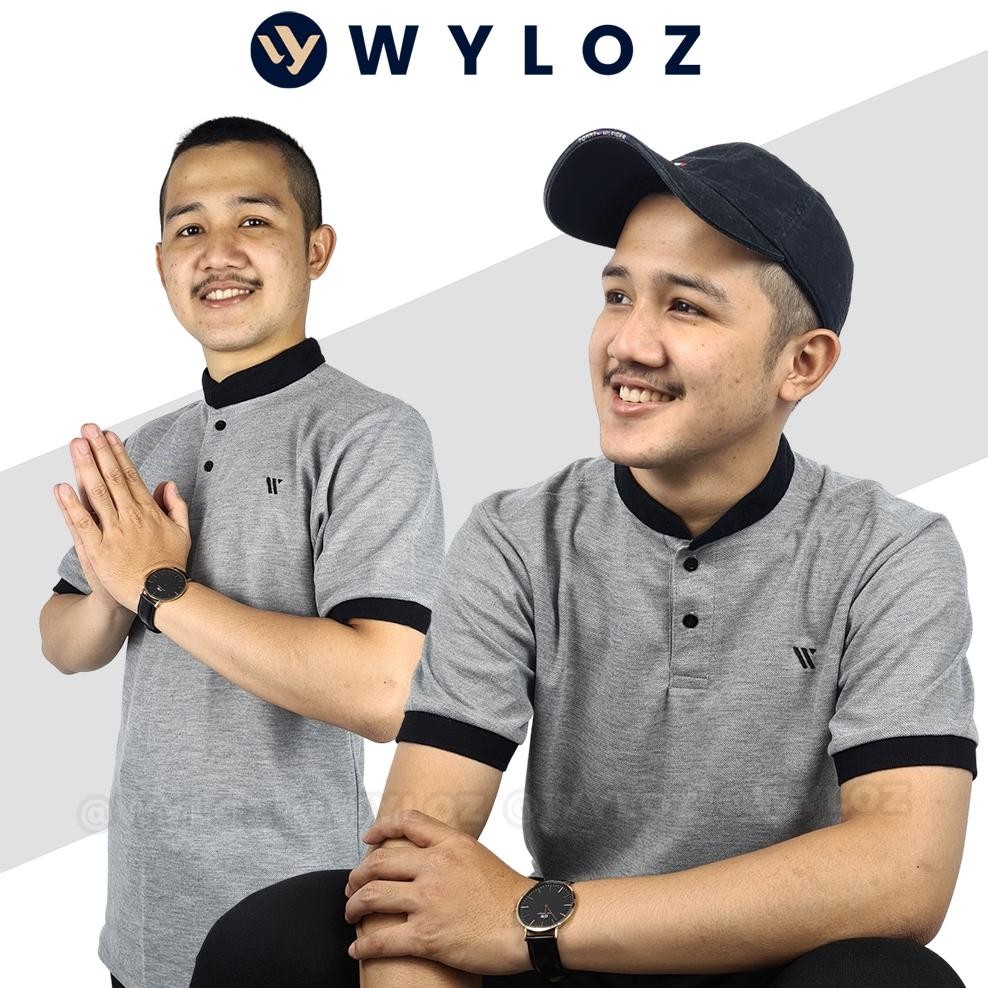 D-54 Wyloz Kaos Polo Shirt Kerah Sanghai Baju Krah Shanghai Distro Koko Pique Pria Cowok Six Origina