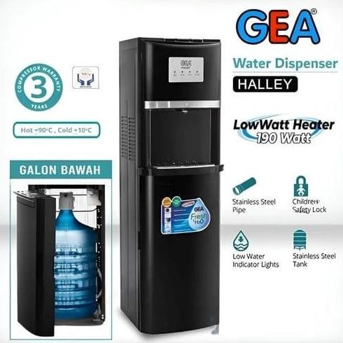 Gea Halley Dispenser Galon Bawah Kompresor