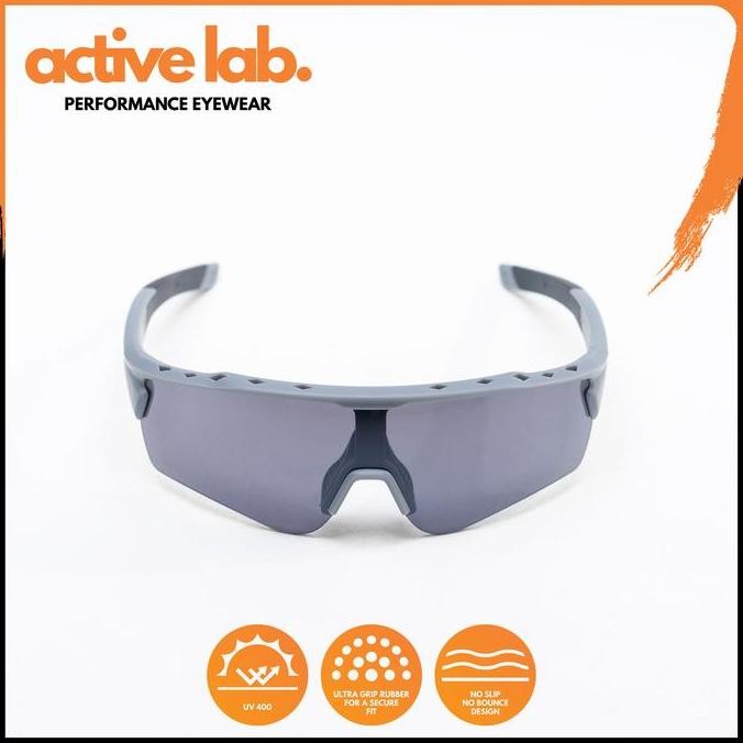 BEBAS ONGKIR - active lab Eyewear P Series - Shiver - Grey