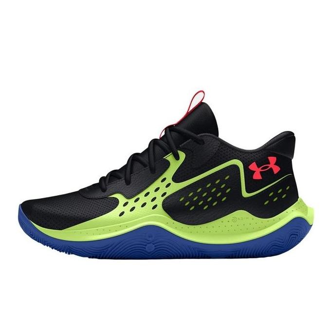 Sepatu Basket Anak Under Armour Ua Gs Jet '23 Black Original 3026635-0