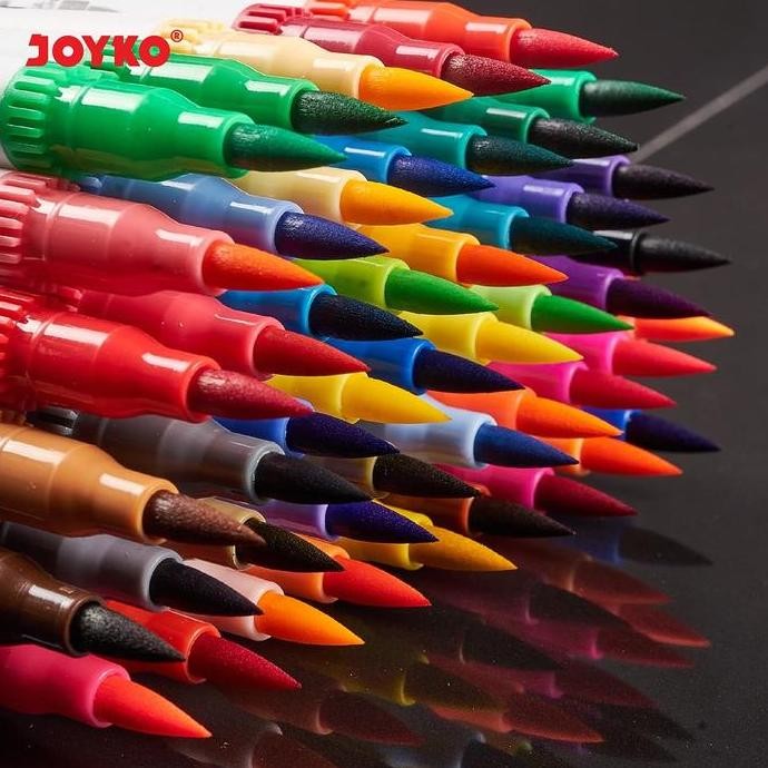 

Promo Joyko Dual Brush Pen 48 Warna - Clp-40 Spidol Kuas Double Tip