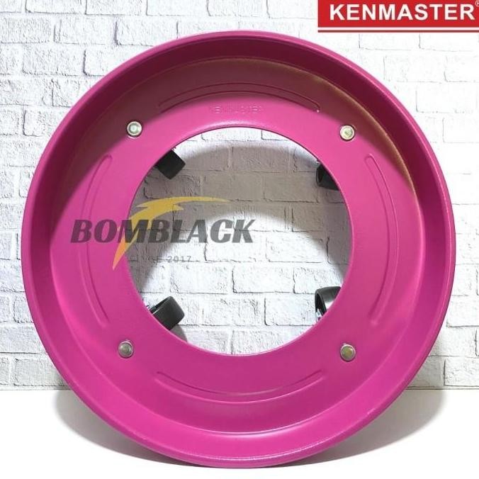 Diskon Kenmaster Tatakan Tabung Gas Elpiji Besi Bulat Plus Roda 3Kg 5Kg 12Kg - Pink