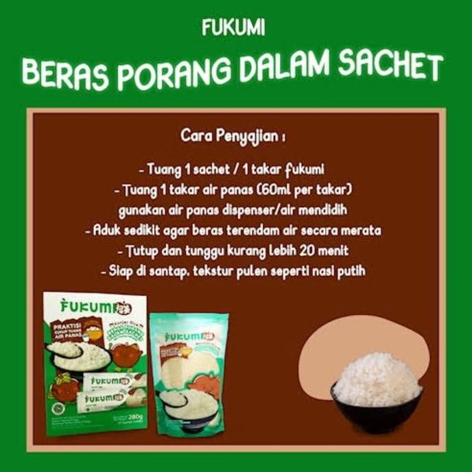 

FUKUMI beras porang sachet 40gr x 7pcs MS