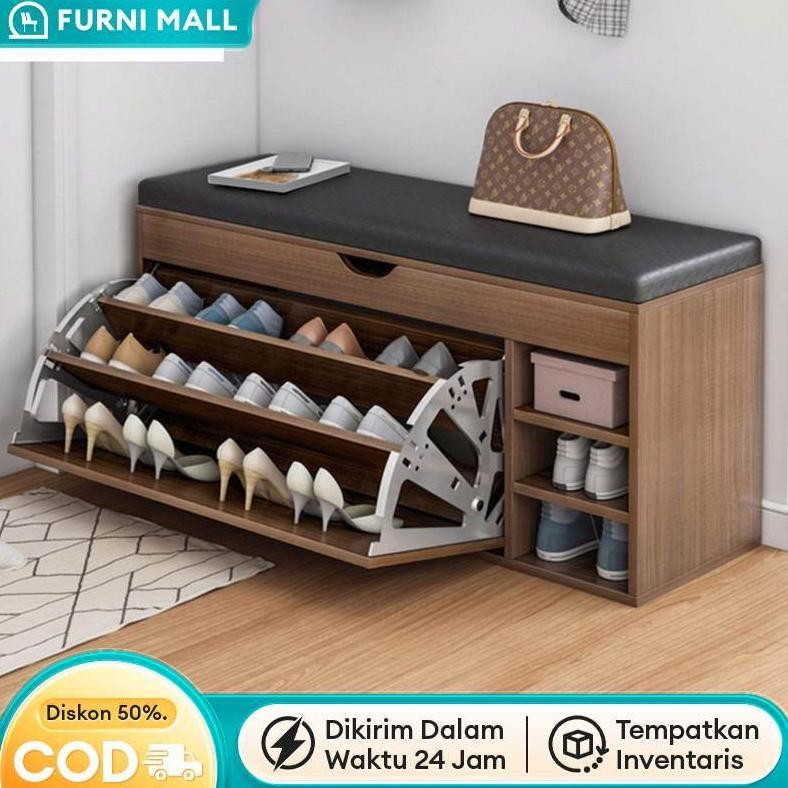 Rak Sepatu Rak Sepatu Tertutup Rak Sepatu Minimalis Rak Kayu Rak Susun Sepatu  Rak Sepatu Sofa