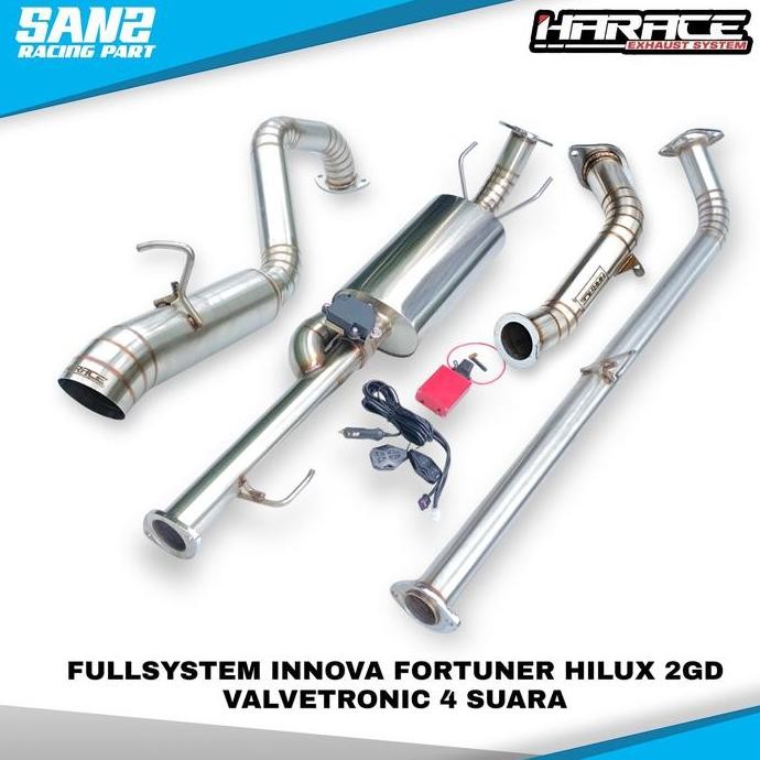 Fullsystem Knalpot Mobil Diesel Valvetronic Innova Fortuner Hilux Harace Exhaust