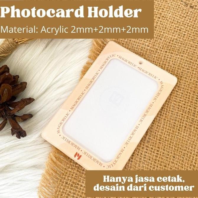 

ready stock !!! Acrylic Frame Photocard Holder - Grosir / Jasa Cetak