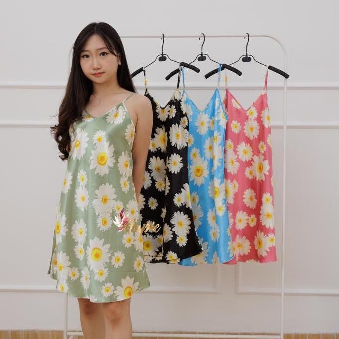 baru Daster satin murah/daster silk murmer/daster lingerie sexy/daster mini