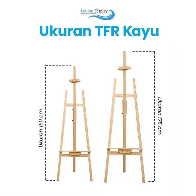 

ready stock !!! Standing Frame Kayu Tripod Frame Kayu Jati Stand Bingkai Foto Kayu
