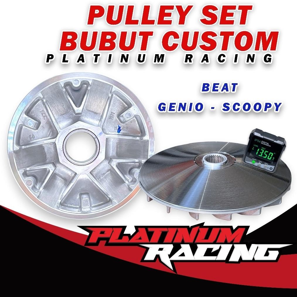 PULLEY BEAT GENIO BEAT ESP BUBUT DERAJAT RUMAH ROLLER BEAT FI ESP RACING BUBUT PULLEY BEAT FI RUMAH 