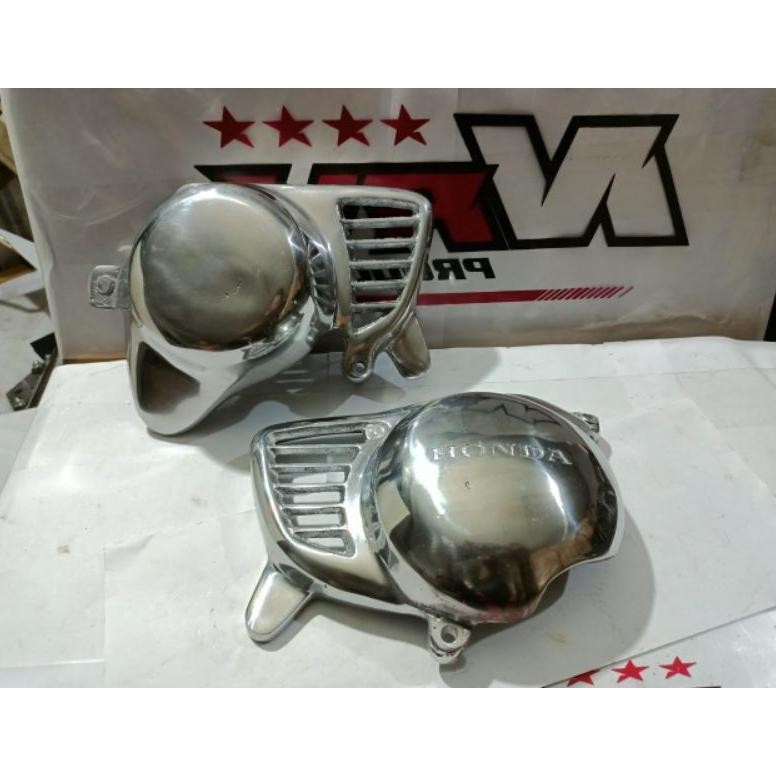 tutup bak mesin Honda C70 pnp grand Supra 1set coper mesin Honda C70 1