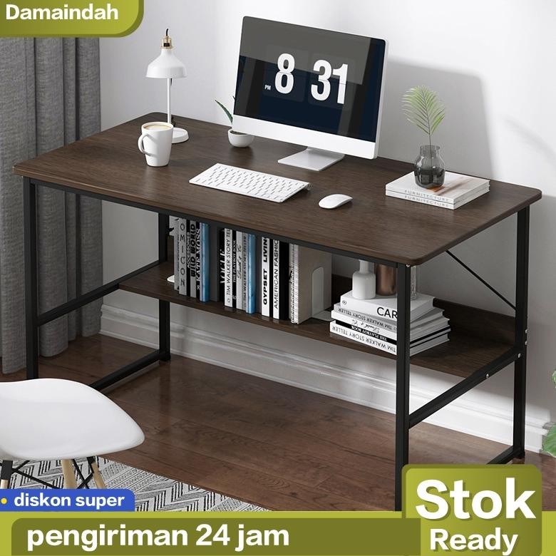 Meja Belajar Kayu Set Kursi / Meja Belajar Minimalis / Meja Kerja / Meja Komputer Minimalis / Meja L