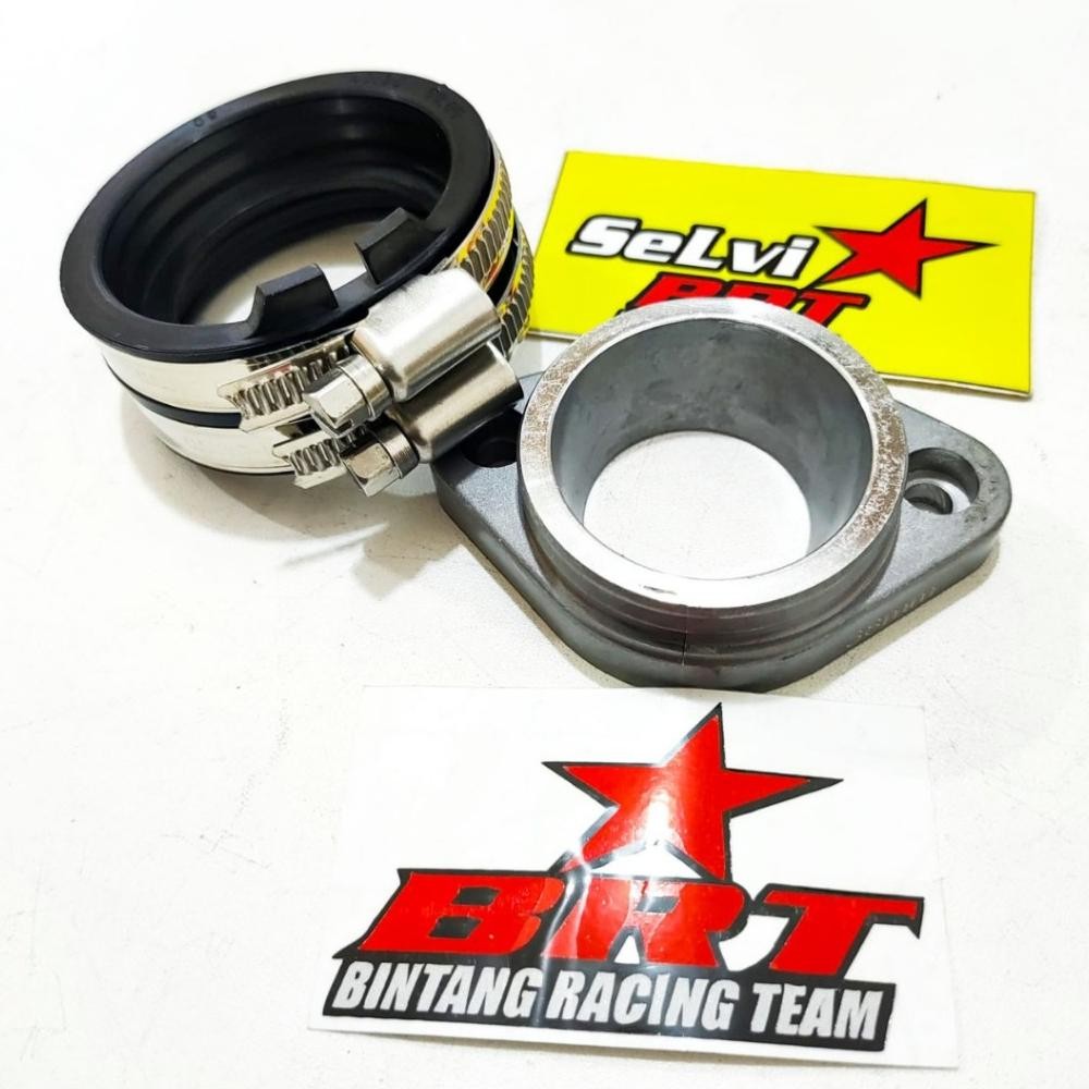 INTAKE & KARET INTAKE THROTTLE BODY TB BRT CRF 150 MX KING SONIC