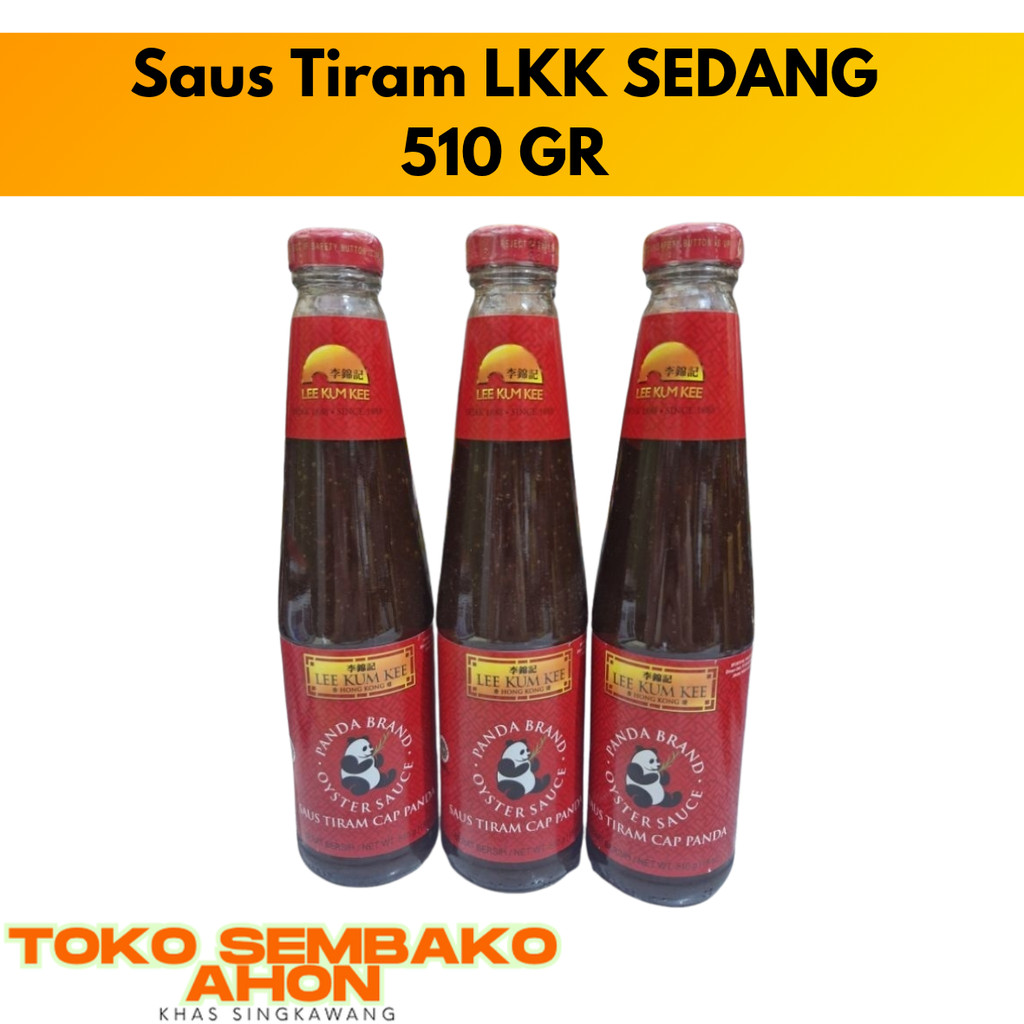 

Saus Tiram SEDANG / TANGGUNG (510 gr) / Lee Kum Kee / Cap Panda / Oyster Sauce / HAO JIU / HAOJIU / Saus Tiram Panda / Saus Tiram 500ml / Saus Masak Tiram Sedang