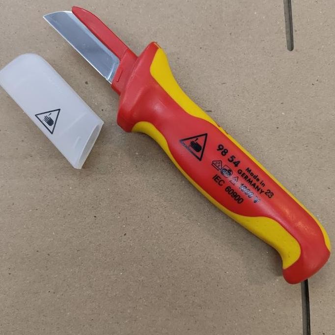 

Promo Pisau Kupas Kabel Listrik VDE Cutter 98 54 KNIPEX Cable Knife COD