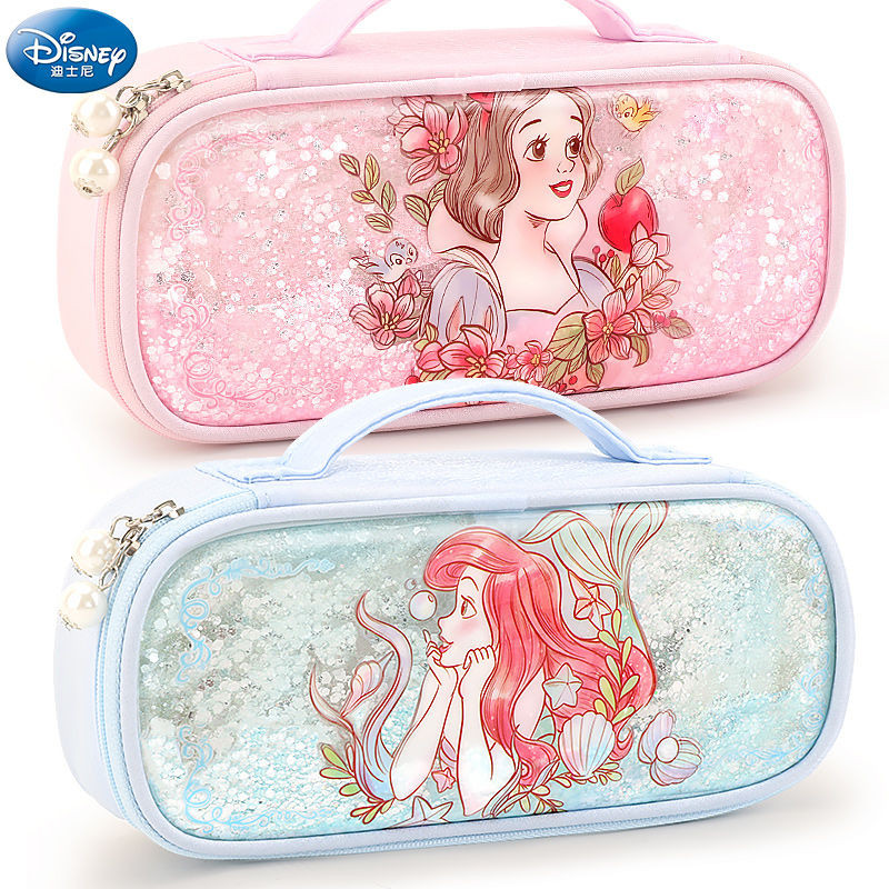 

Kotak Pensil Siswa Sekolah Dasar/Kotak Pensil Pasir Cair untuk Gadis/Kotak Alat Tulis Transparan Kapasitas Besar