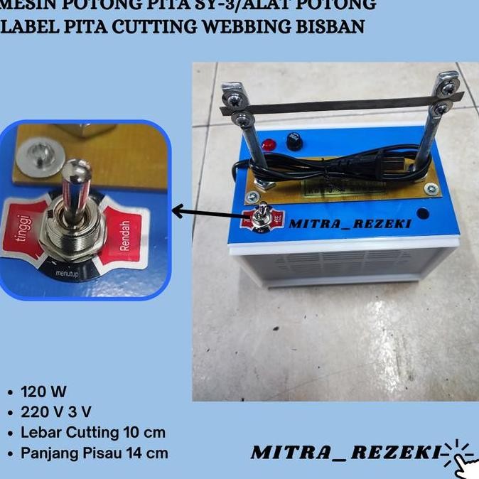 

Promo Mesin Potong Pita SY-3/Alat Potong Label Pita Cutting Webbing Bisban COD
