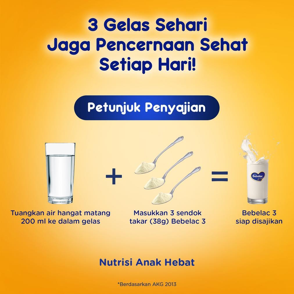 

New Bebelac 3 Madu Susu Pertumbuhan Bubuk 1000 gr ..