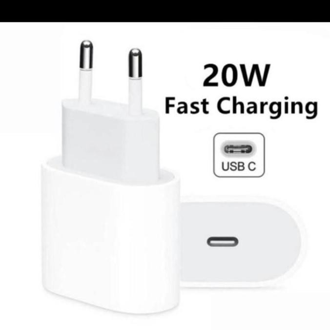 KEPALA CHARGER FOR IPHONE 13 14 20W ADAPTER FAST CHARGING 20 WATT ORIGINAL 20WATT
