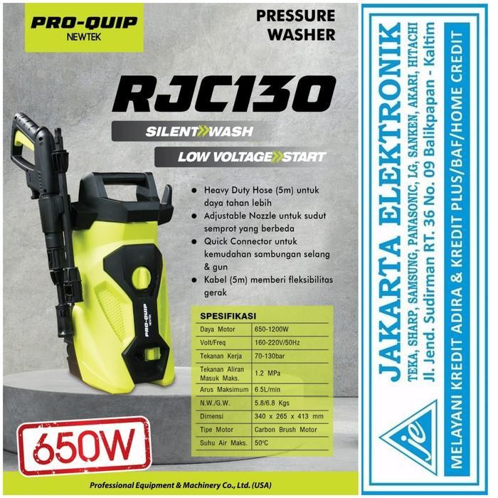 Proquip Jet Cleaner High Pressure Alat Cuci Steam Mobil/Motor Rjc130