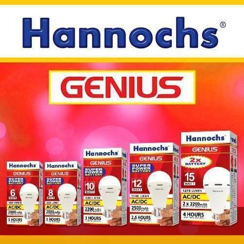 Sedia Bohlam Emergency Hannochs Genius Lampu Emergency Hannochs Bohlam LED